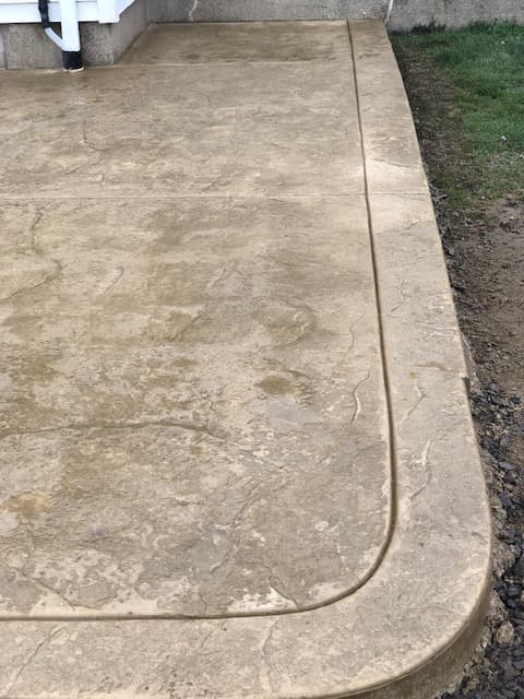 Custom Concrete Patio Design