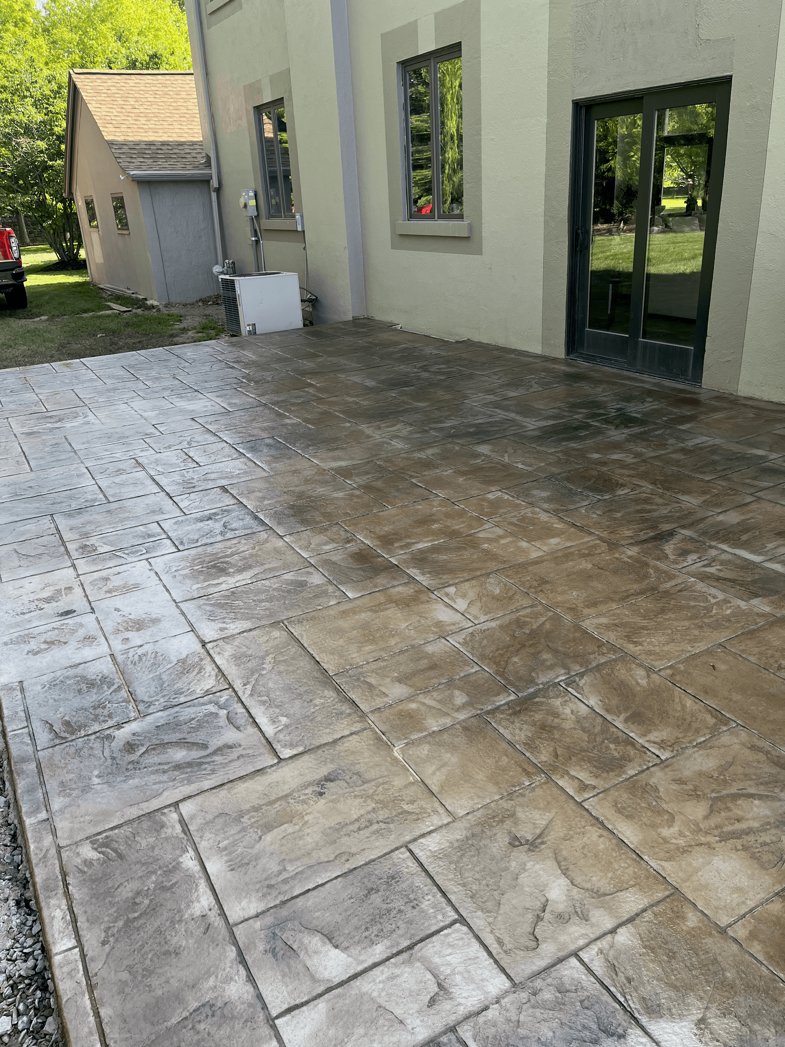Custom Concrete Patio Design